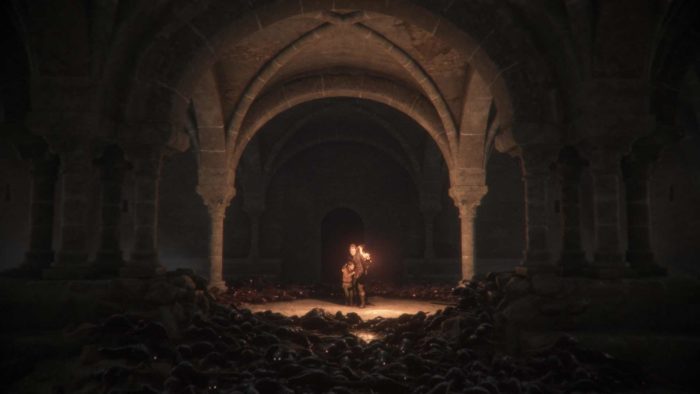 A Plague Tale: Innocence: Allgegenwärtig im im Spiel: Groß  Rattenhorden. Nur Licht schützt dich von ihnen.