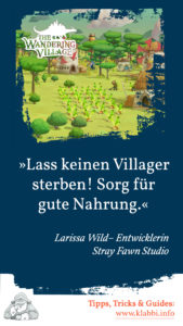 Tipp: Lass keine Villager sterben.